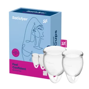 Feel Confident Transparente - Coletor Menstrual Satisfyer