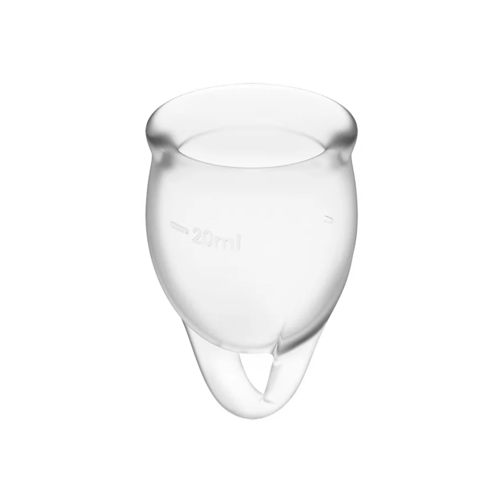 Feel Confident Transparente - Coletor Menstrual Satisfyer - Imagem 3